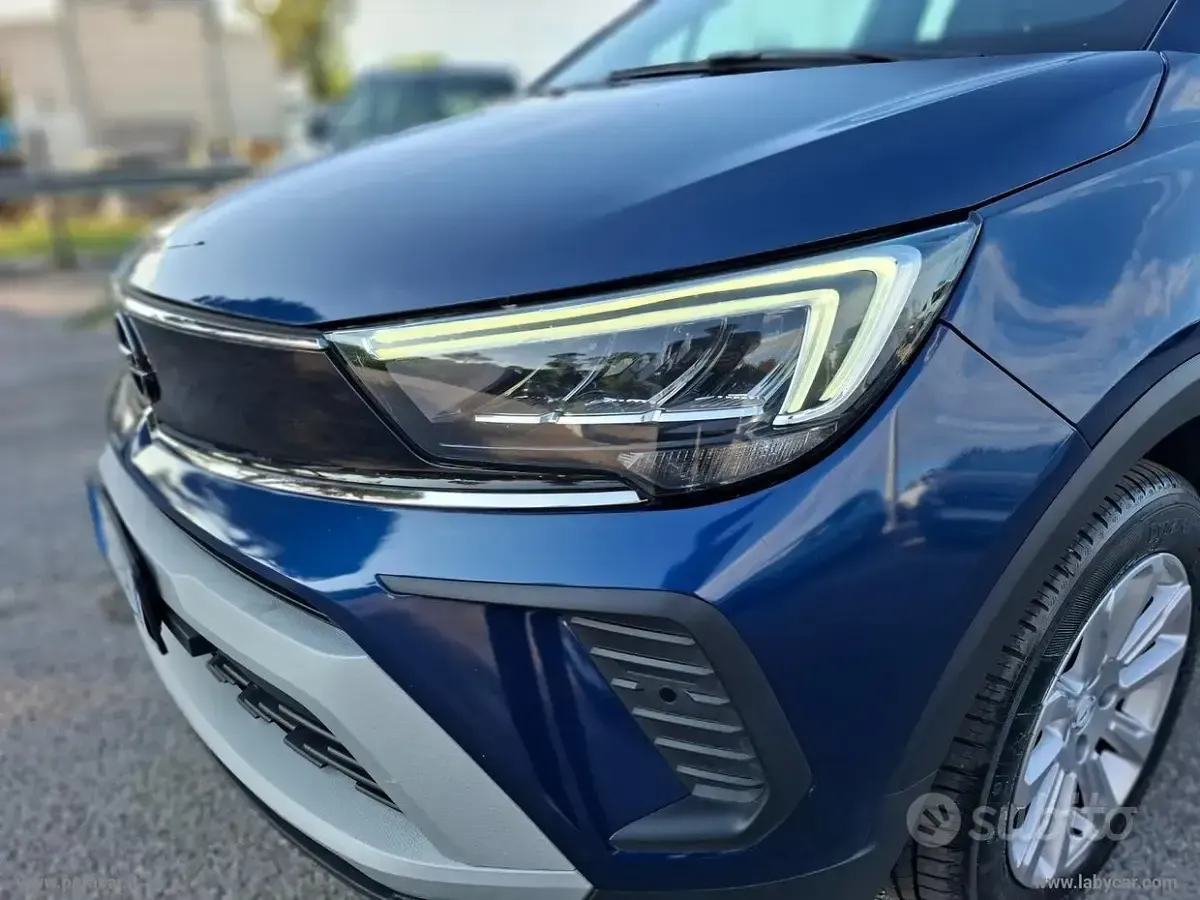 Usata Opel Crossland S 110 CV (80 kW) 2021 Bluazzurro SUV