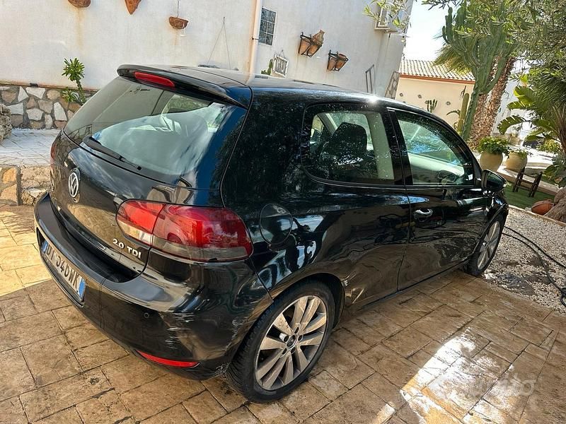 Usata VW Golf VI 140 CV (102 kW) 2009 Nero Utilitaria