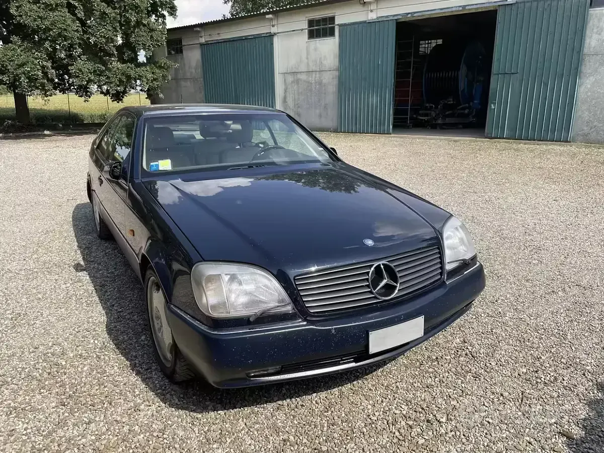 Begagnad Mercedes S600 394 HK (289 kW) 1996 Blå Sedan