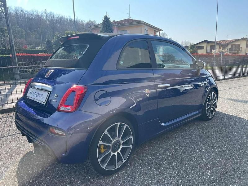 Usata Abarth 595C Turismo 165 CV (121 kW) 2016 Blu/azzurro Cabrio
