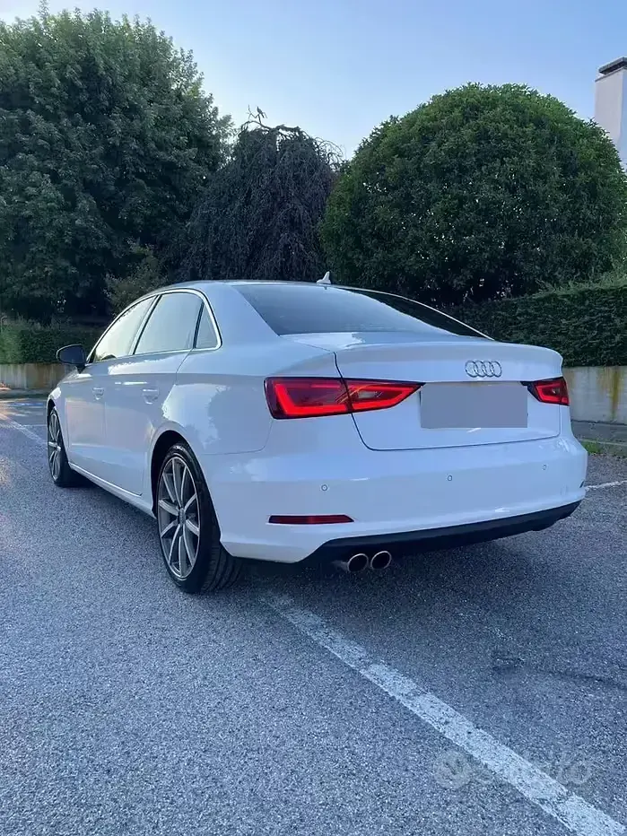 Usata Audi A3 Ambition 150 CV (110 kW) 2015 Bianco Berlina
