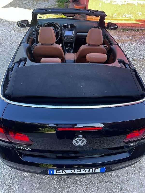 Usata VW Golf Cabriolet 105 CV (77 kW) 2012 Nero Cabrio