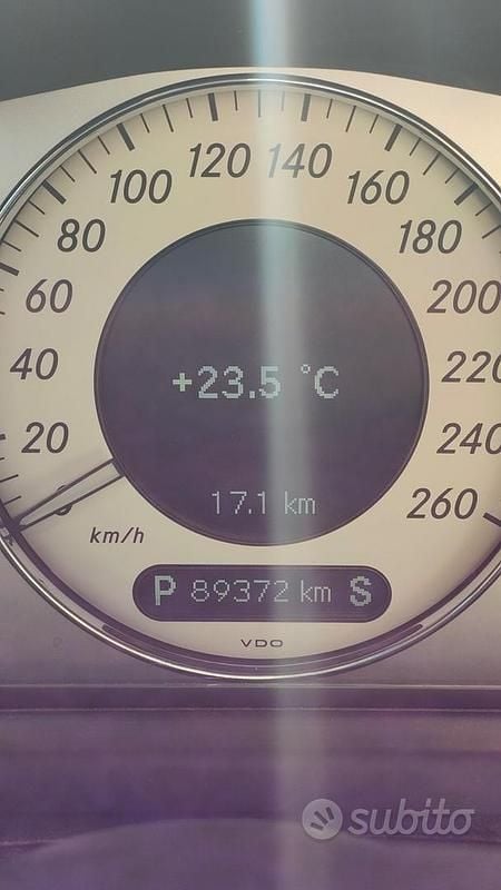 Usata Mercedes CLK280 Avantgarde 2005 Blu Cabrio