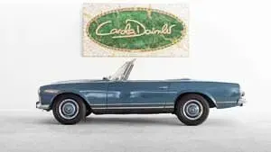 Usata Mercedes 230 150 CV (110 kW) 1966 Blu Cabrio