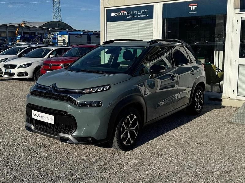 Grigio Usata 2021 Citroën C3 Aircross PureTech SUV | 14.500 € (Buon prezzo) - Immagine 1/4