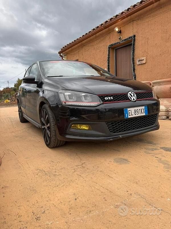 Usata VW Polo GTI 180 CV (132 kW) 2011 Nero Utilitaria