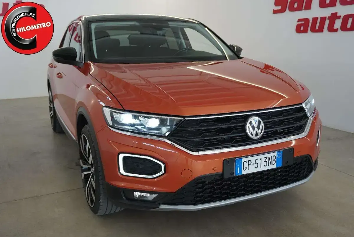 Usata VW T-Roc Advance 150 CV (110 kW) 2017 Arancio tetto nero SUV
