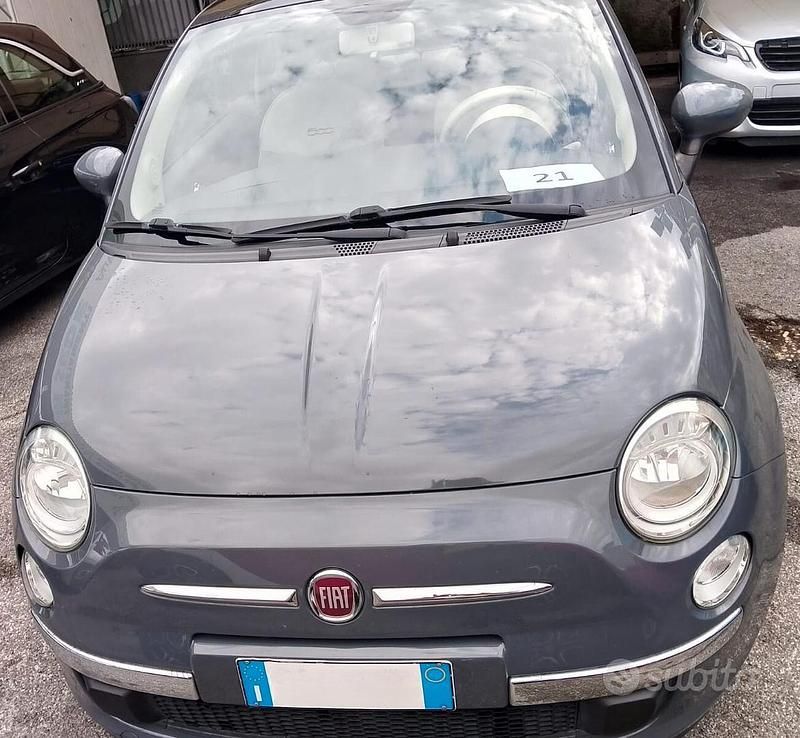 Usata Fiat 500 Lounge 69 CV (50 kW) 2015 Grigio Utilitaria