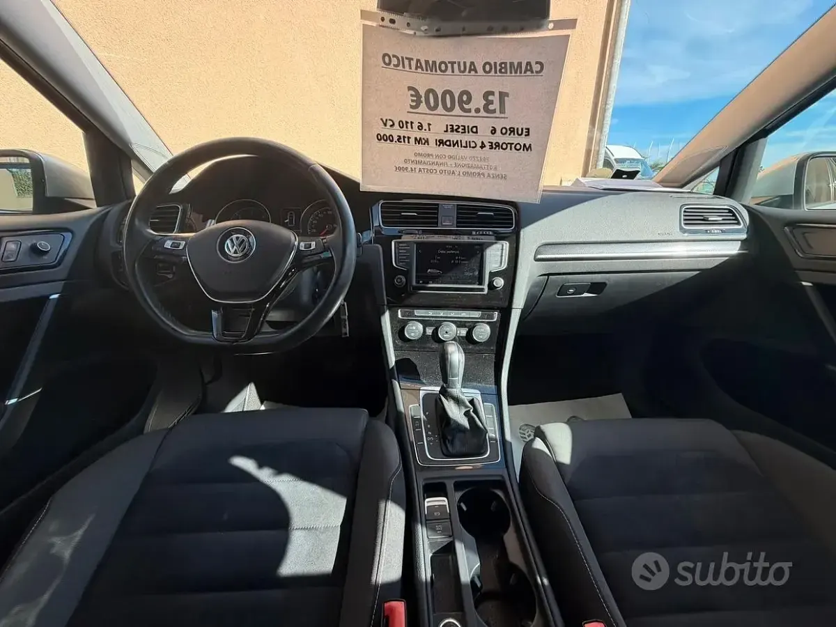 Usata VW Golf VII Highline 110 CV (80 kW) 2016 Grigio Berlina