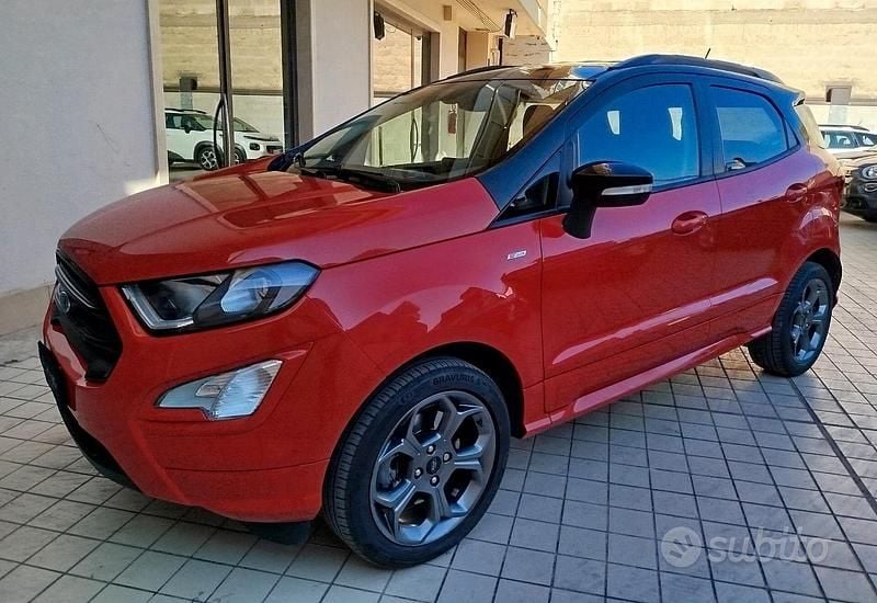 Usata Ford Ecosport ST-Line 125 CV (91 kW) 2018 Rosso SUV