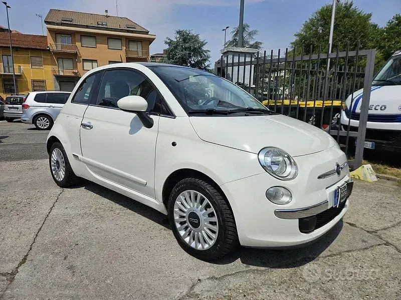 Usata Fiat 500 Lounge 69 CV (50 kW) 2015 Bianco Berlina