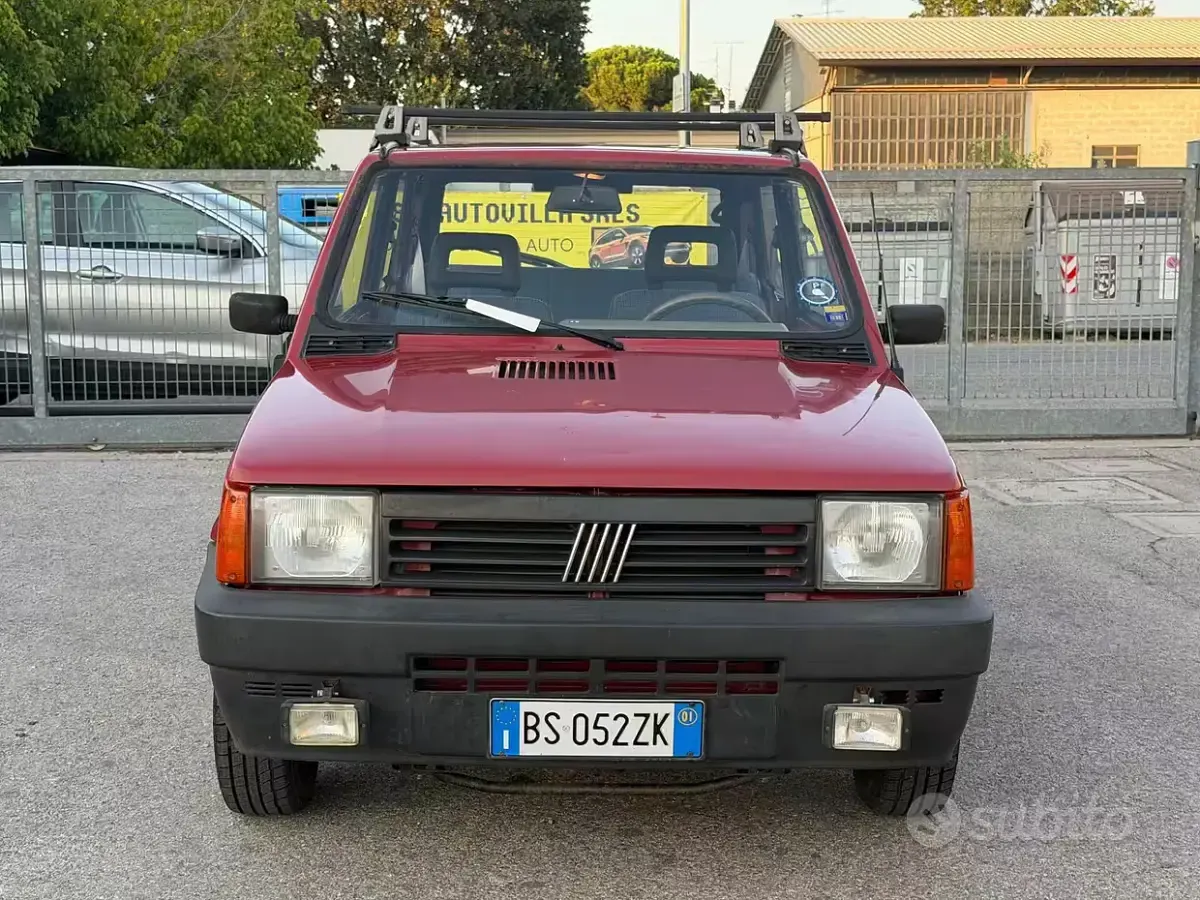 Usata Fiat Panda 54 CV (39 kW) 2001 Rosso Berlina