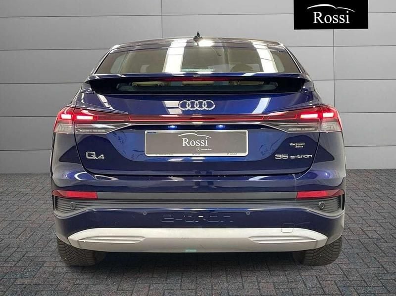 Usata Audi Q4 Sportback e-tron Advanced 125 kW (170 CV) 2022 Blu metalizzato SUV