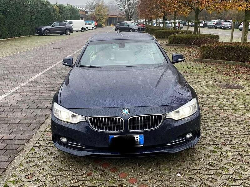 Usata BMW 420 Luxury Line 184 CV (135 kW) 2015 Blu/azzurro Cabrio
