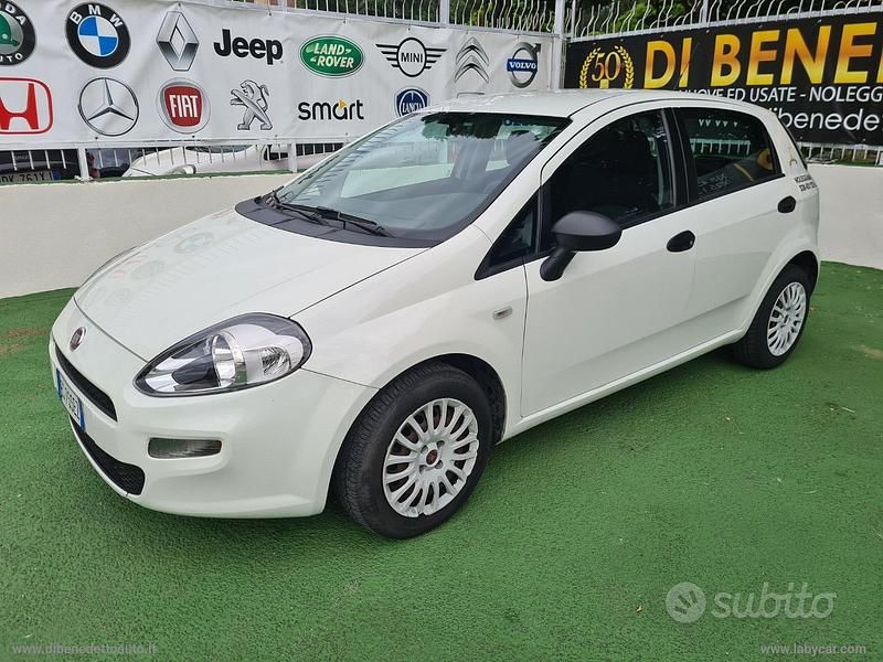 Usata Fiat Punto Evo Active 75 CV (55 kW) 2013 Bianco Utilitaria