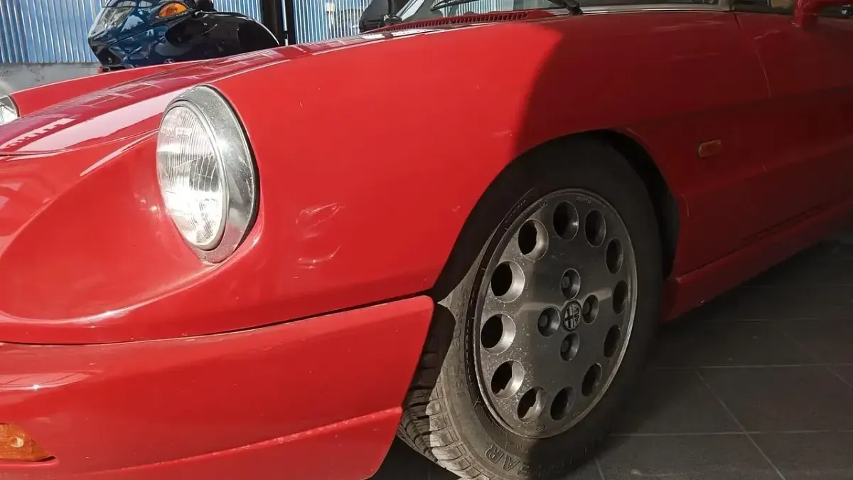 Usata Alfa Romeo Spider 117 CV (86 kW) 1991 Rosso Cabrio
