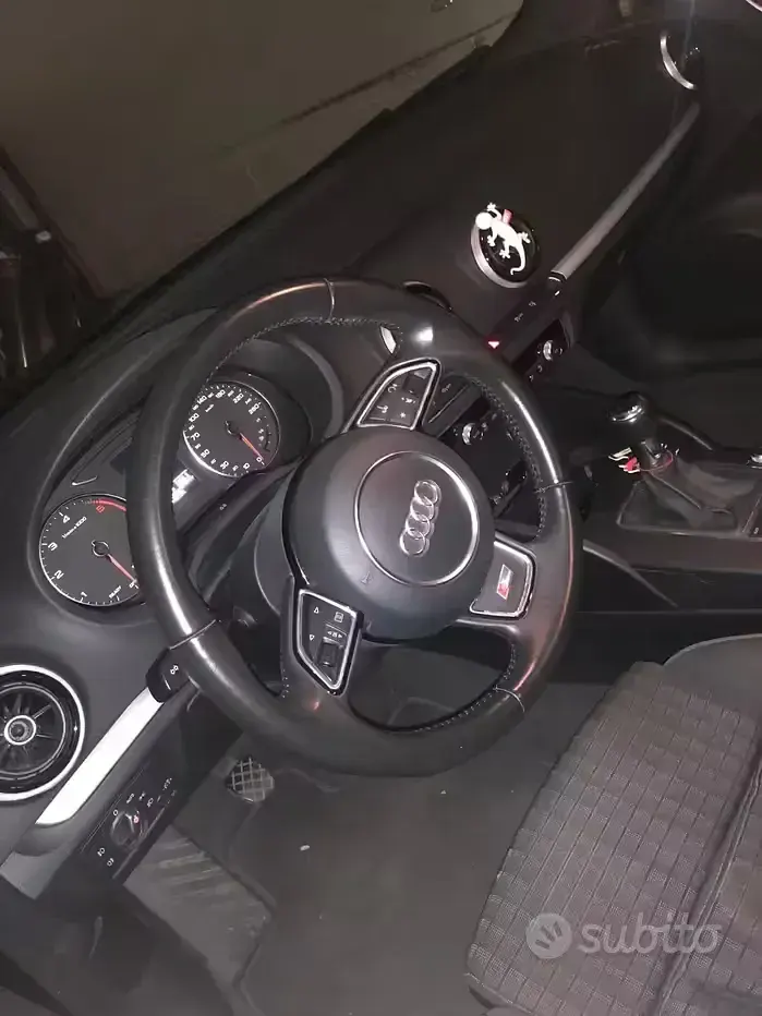 Usata Audi A3 S-Line 110 CV (80 kW) 2016 Nero Berlina