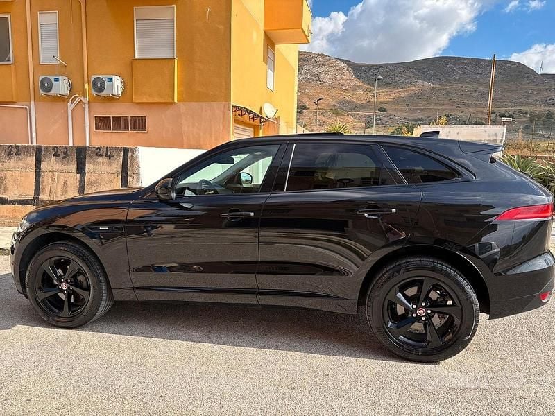 Usata Jaguar F-Pace R-Sport 250 CV (183 kW) 2017 Nero SUV
