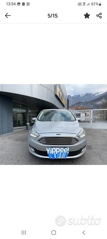 Usata Ford C-MAX 120 CV (88 kW) 2016 Grigio Monovolume