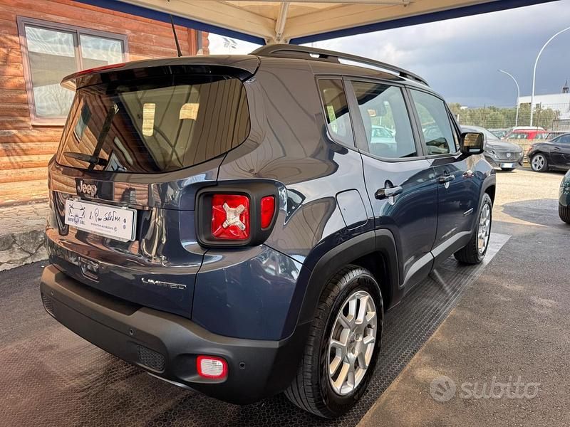 Usata Jeep Renegade Limited 130 CV (95 kW) 2022 Blu SUV