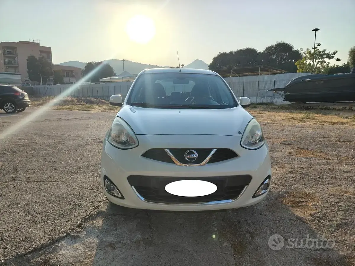 Usata Nissan Micra Tekna 80 CV (58 kW) 2013 Bianco Utilitaria