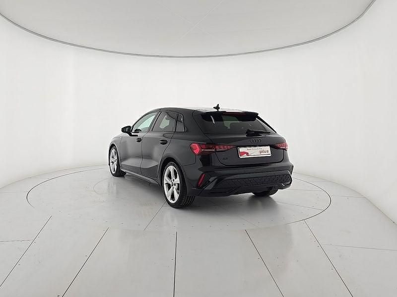 Usata Audi A3 Sportback S-Line 150 CV (110 kW) 2025 Nero Utilitaria