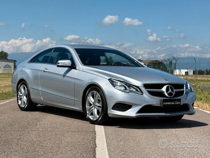 Usata Mercedes E250 204 CV (150 kW) 2015 Argento Coupé