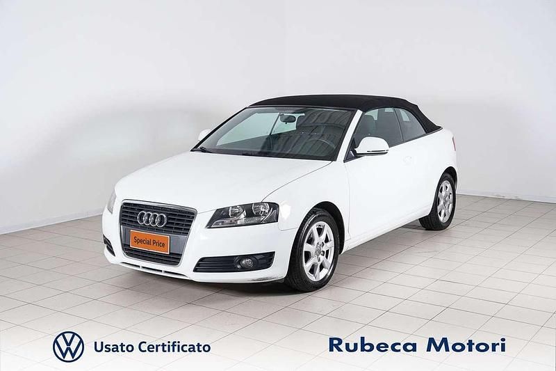 Usata Audi A3 Cabriolet Attraction 105 CV (77 kW) 2008 Bianco Cabrio