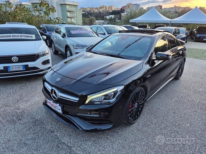 Usata Mercedes CLA45 AMG AMG 381 CV (280 kW) 2017 Nero Berlina