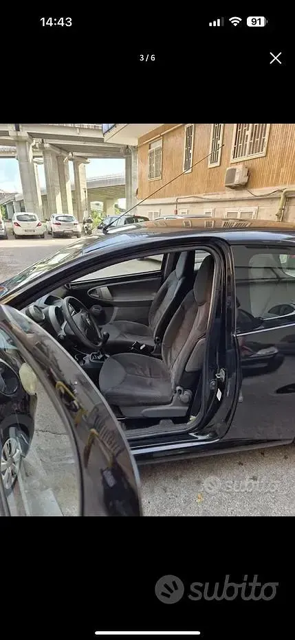 Usata Citroën C1 54 CV (39 kW) 2007 Nero Utilitaria
