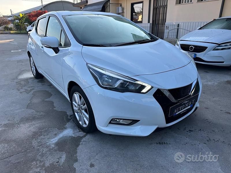 Usata Nissan Micra Visia+ 71 CV (52 kW) 2019 Bianco Utilitaria