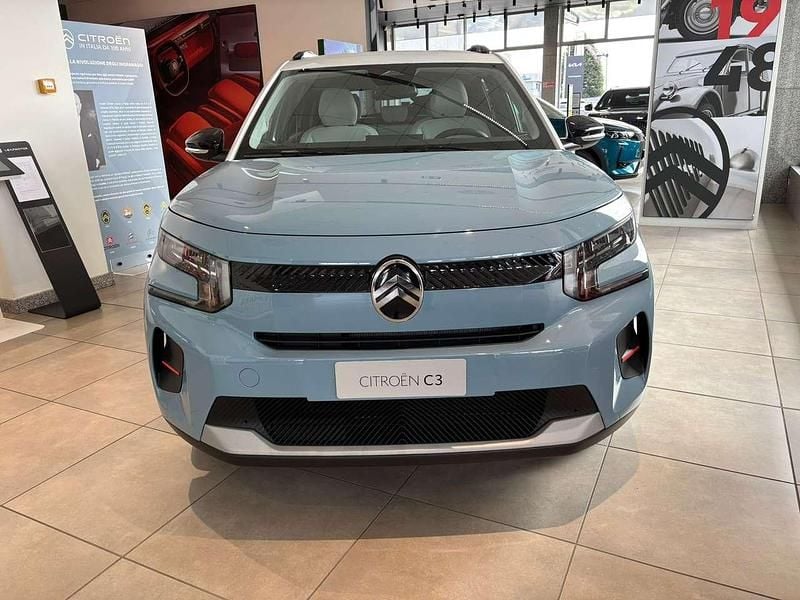 Nuova Citroën e-C3 52 kW (72 CV) 2025 Blu montecarlo / tetto bianco Berlina
