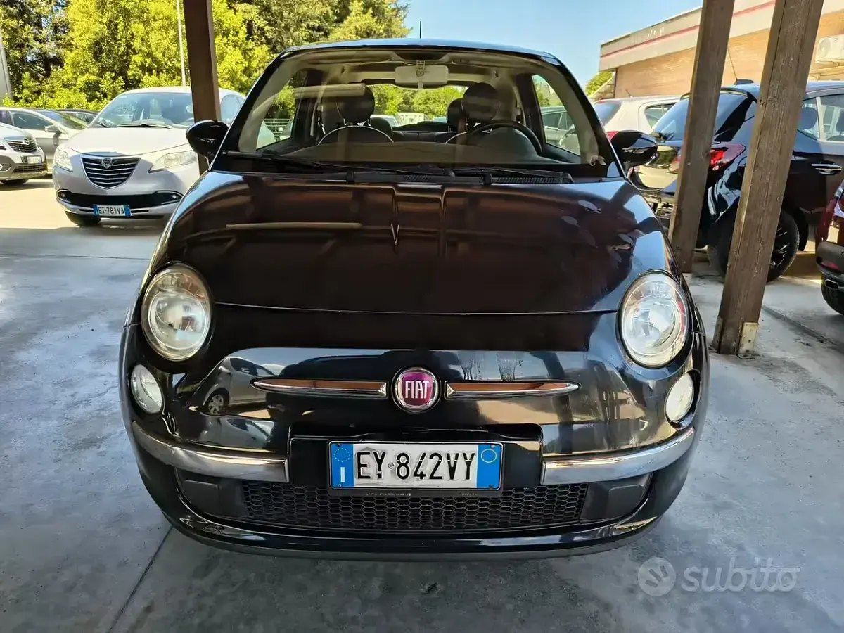 Usata Fiat 500 Lounge 69 CV (50 kW) 2015 Nero Berlina
