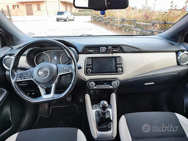 Usata Nissan Micra Tekna 101 CV (74 kW) 2019 Nero Berlina