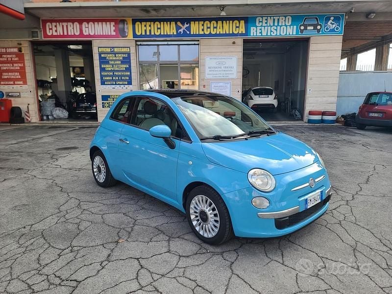 Usata Fiat 500 Lounge 69 CV (50 kW) 2012 Blu Berlina
