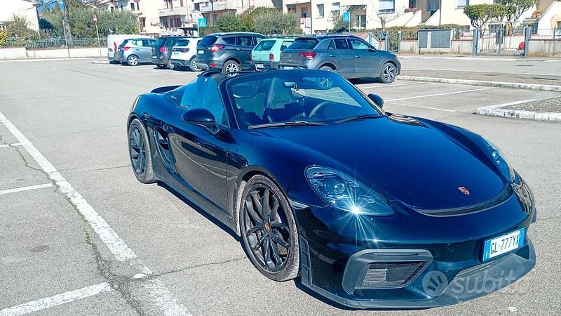 Usata Porsche 718 Spyder 420 CV (308 kW) 2023 Nero Cabrio