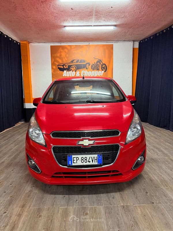 Usata Chevrolet Spark 68 CV (50 kW) 2013 Rosso Utilitaria