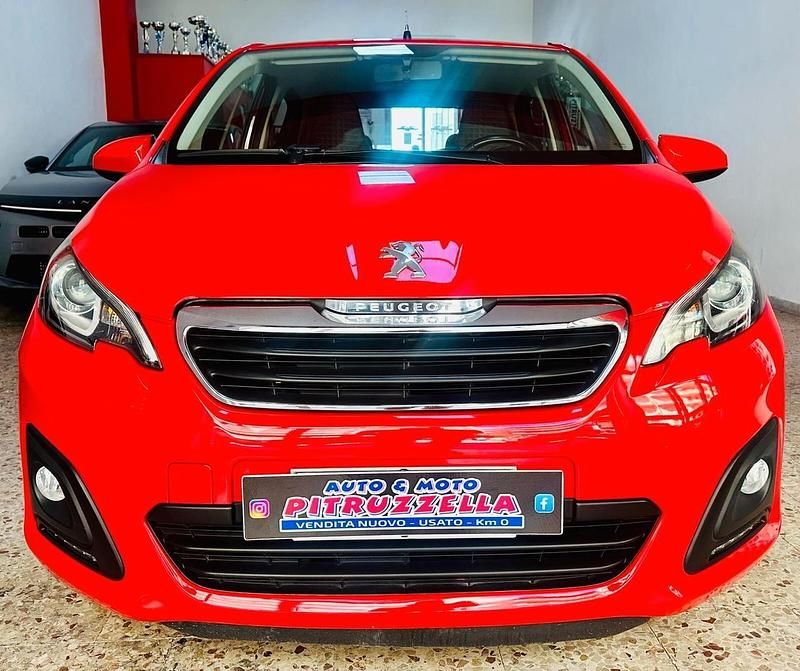 Usata Peugeot 108 Allure 72 CV (52 kW) 2021 Rosso Utilitaria