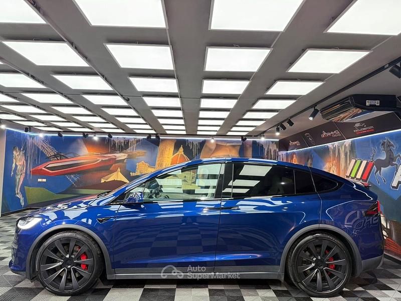Usata Tesla Model X Plaid 759 kW (1033 CV) 2023 Blu SUV