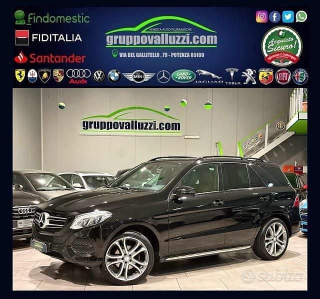 Usata Mercedes GLE250 Premium Plus 204 CV (150 kW) 2016 Nero SUV