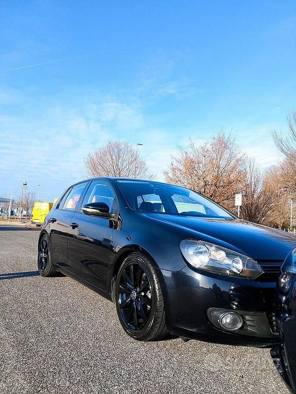 Usata VW Golf VI 2010 Nero Utilitaria