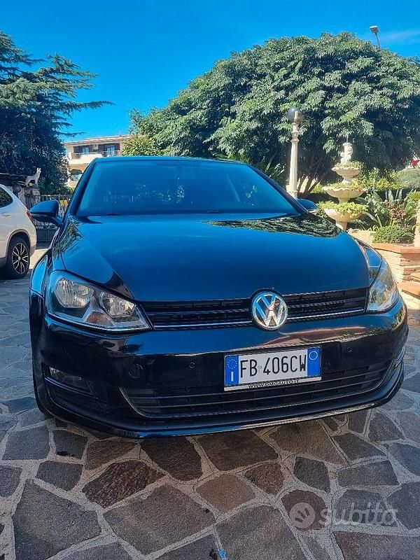 Usata VW Golf VII 110 CV (80 kW) 2015 Nero Berlina