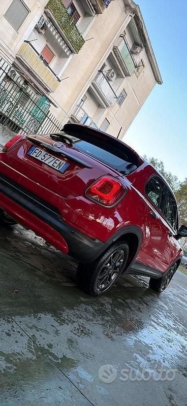 Usata Fiat 500X 95 CV (69 kW) 2017 Rosso SUV