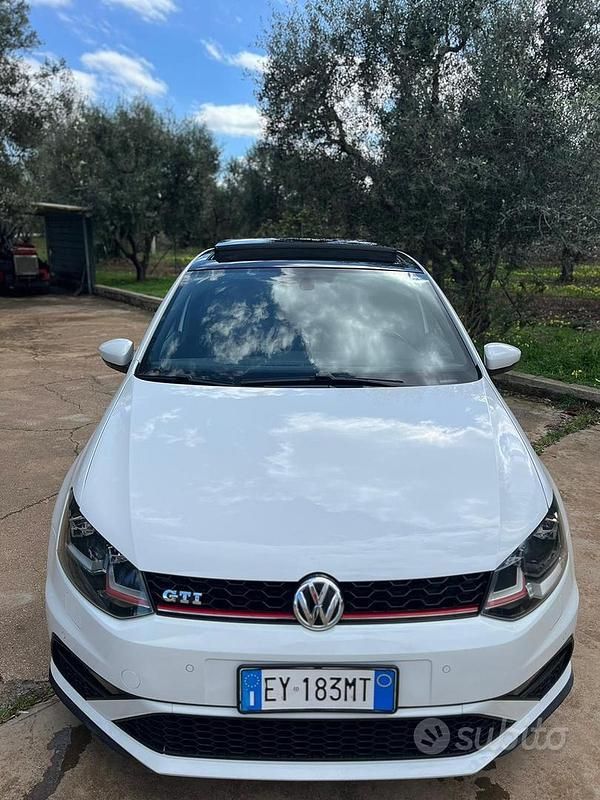 Usata VW Polo GTI 192 CV (141 kW) 2015 Bianco Berlina