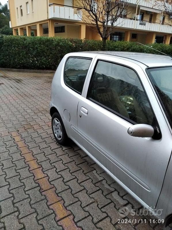 Usata Fiat Seicento Anniversary 54 CV (39 kW) 2008 Grigio Utilitaria