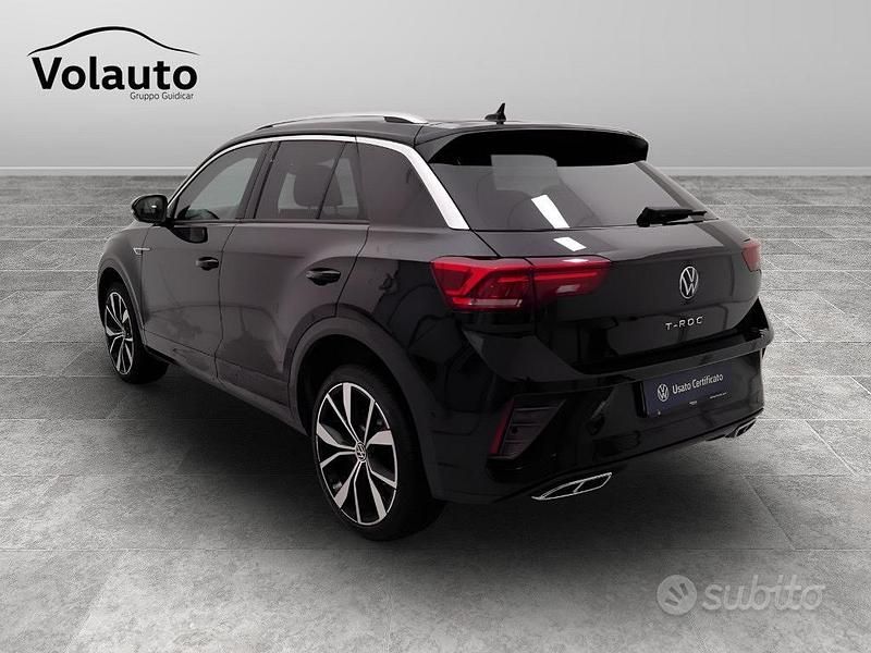 Usata VW T-Roc R-line 150 CV (110 kW) 2023 Nero SUV
