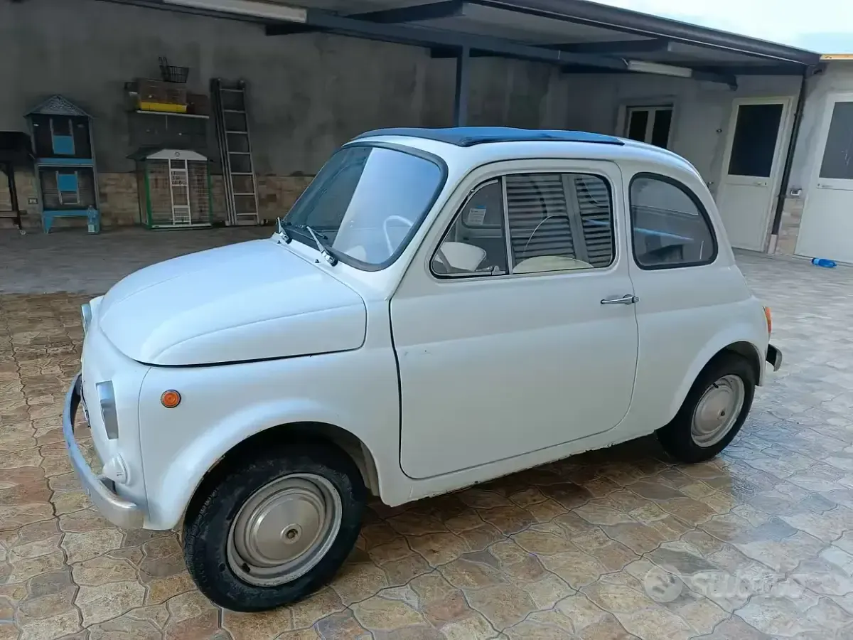 Usata Fiat 500 1970 Bianco Utilitaria
