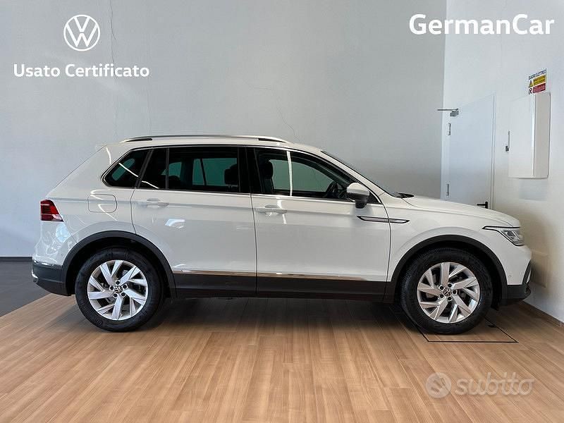Usata VW Tiguan Elegance 150 CV (110 kW) 2021 Bianco SUV