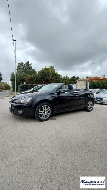 Usata VW Golf VII 149 CV (109 kW) 2014 Nero Cabrio