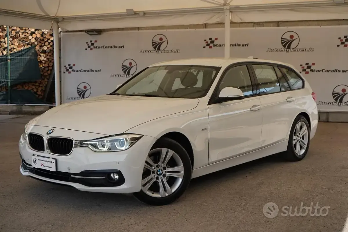 Usata BMW 316 Sport Line 116 CV (85 kW) 2016 Bianco Station wagon